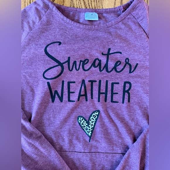 Sparkle in Pink Mommy & Me “Sweater Weather” shirt set - Picture 4 of 7